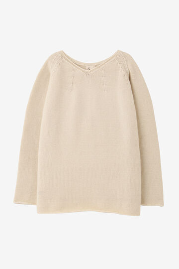 quitan / HAND KNITTED V NECK SWEATER_030