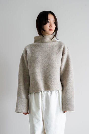 ［別注］quitan / WOOL BOTTLENECK KNIT_021