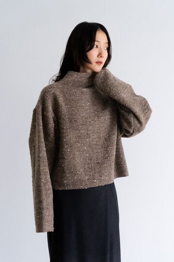 ［別注］quitan / WOOL BOTTLENECK KNIT_050