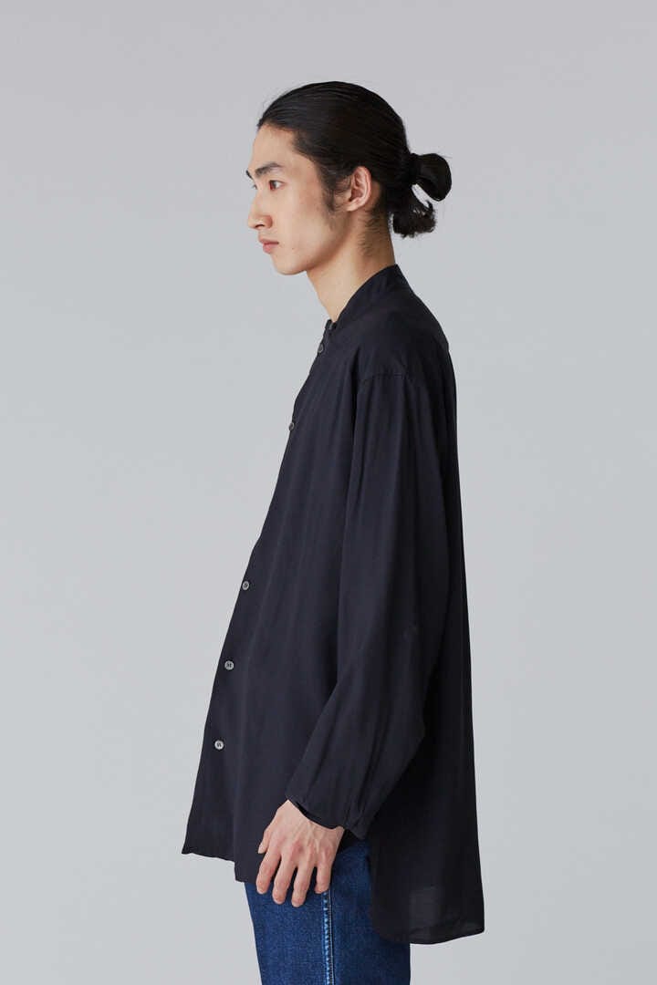 SEVEN BY SEVEN / STAND COLLAR SH（SILK / RAYON）3