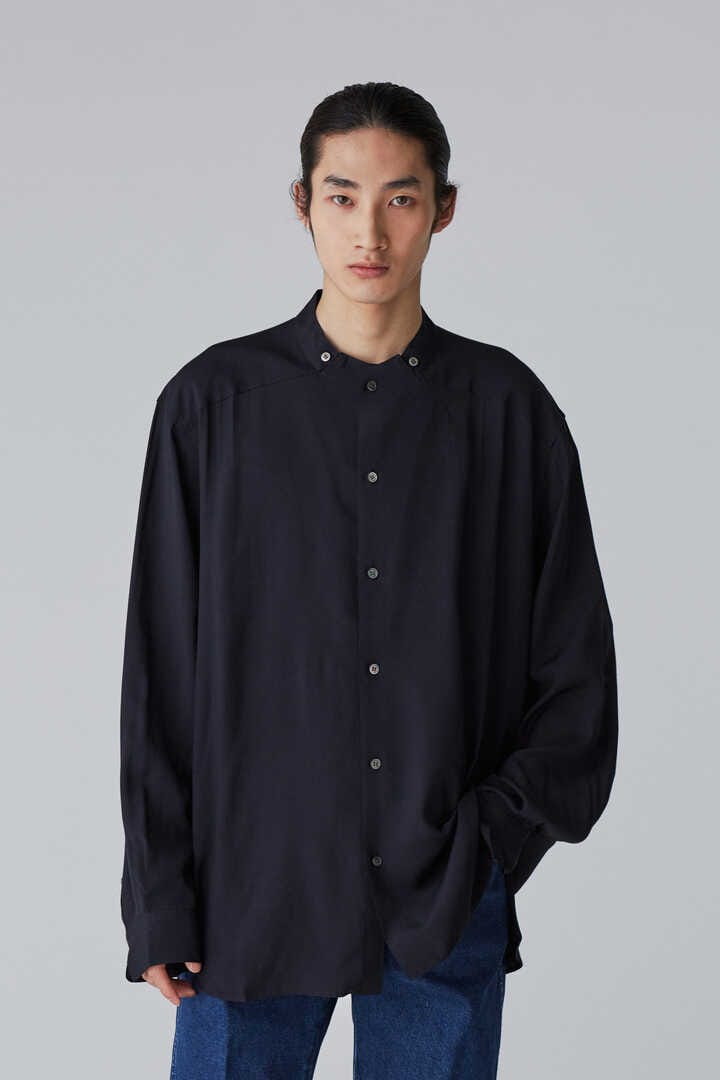 SEVEN BY SEVEN / STAND COLLAR SH（SILK / RAYON）5