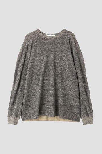 SEVEN BY SEVEN / ORGANIC COTTON THERMAL SHIRTS（MIXED ”UNSTAINED” YARN）_020