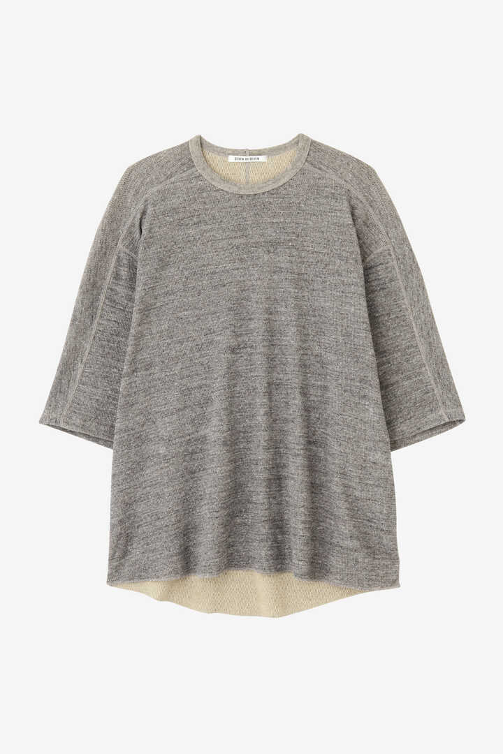 SEVEN BY SEVEN / ORGANIC COTTON THERMAL TEE（MIXED ”UNSTAINED” YARN）7