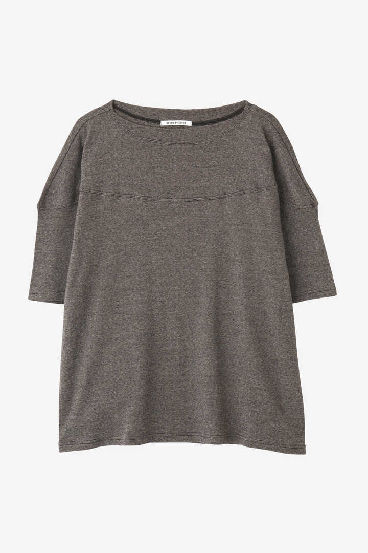 SEVEN BY SEVEN / ORGANIC COTTON RIB DERBBY TEE7