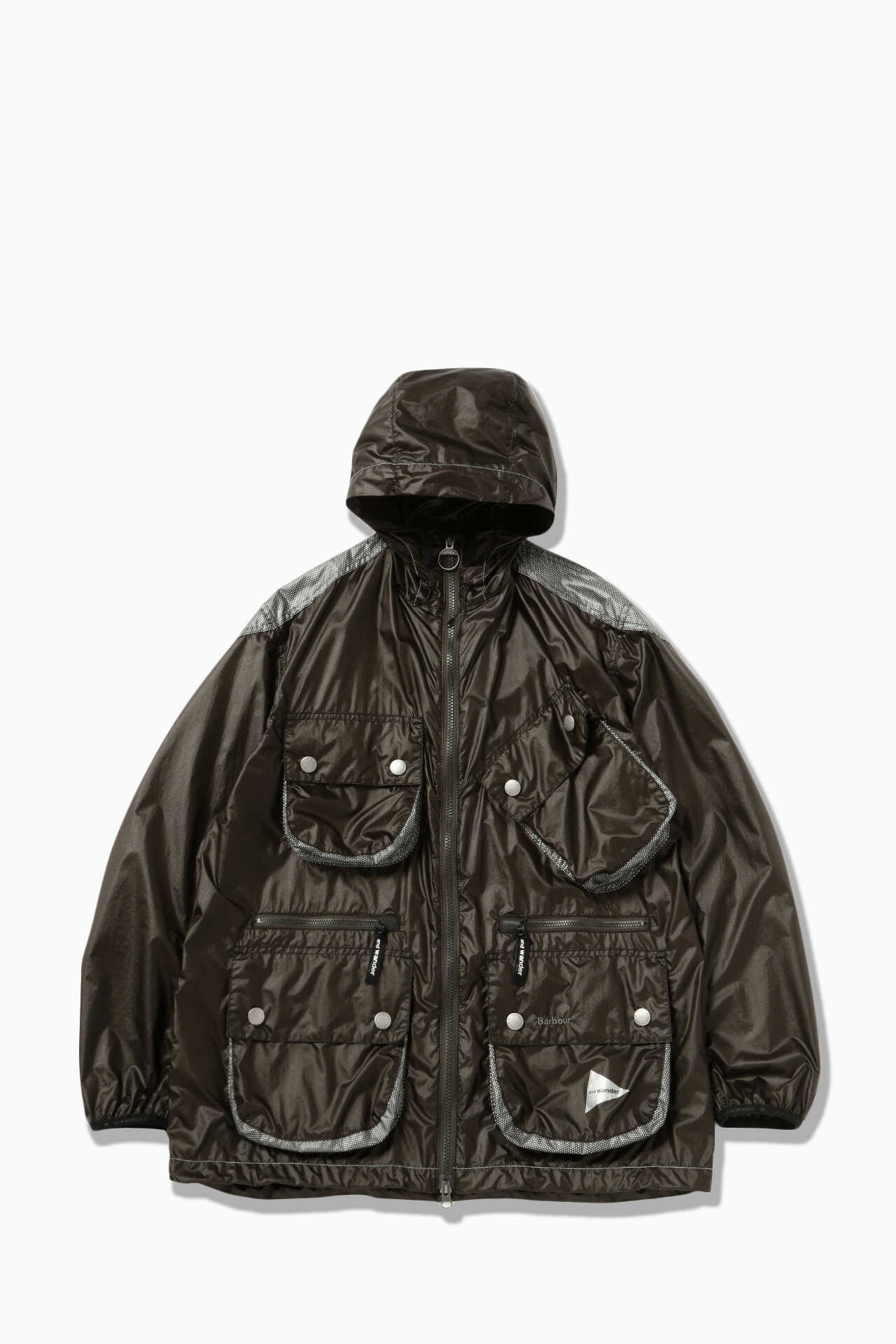 barbour shiny wind hoodie