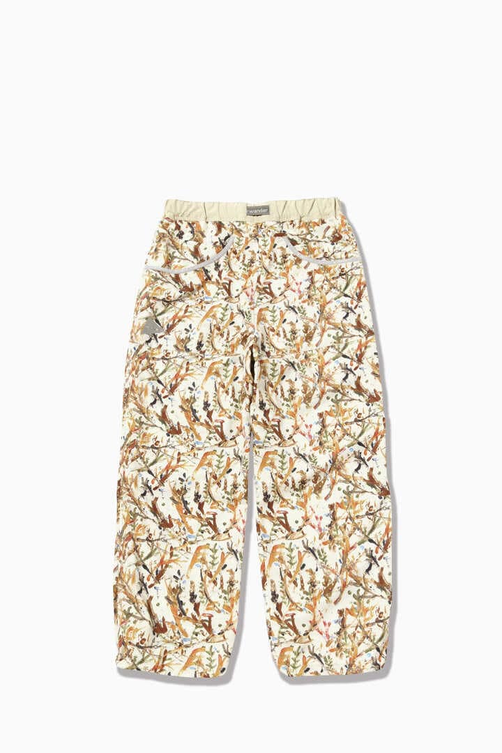 printed vent pants