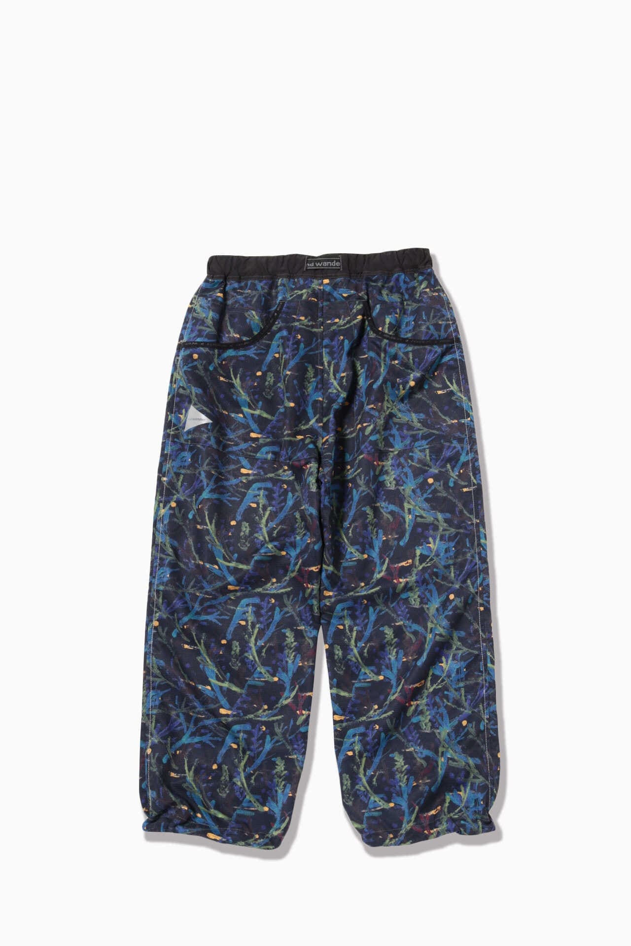 printed vent pants