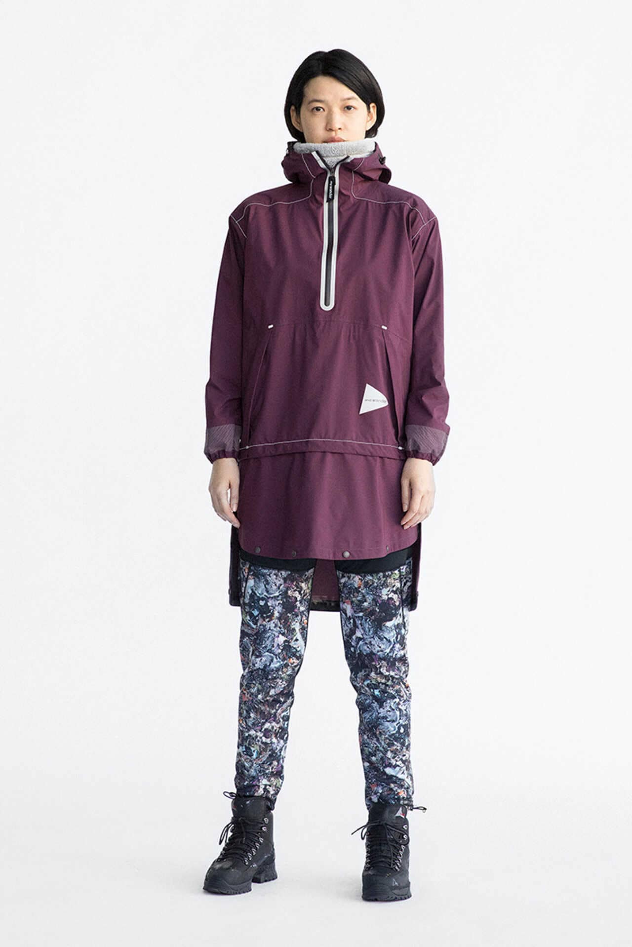 2.5layer rain long pullover