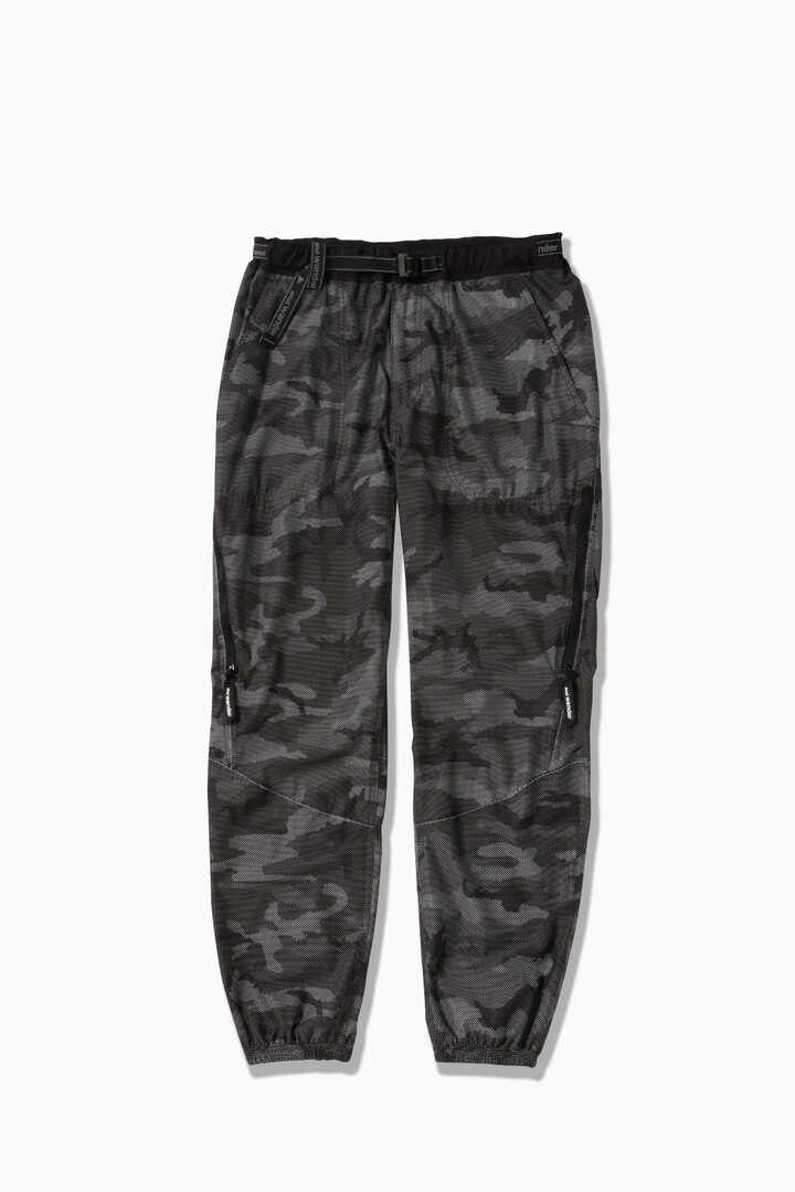 reflective printed raschel rip pants