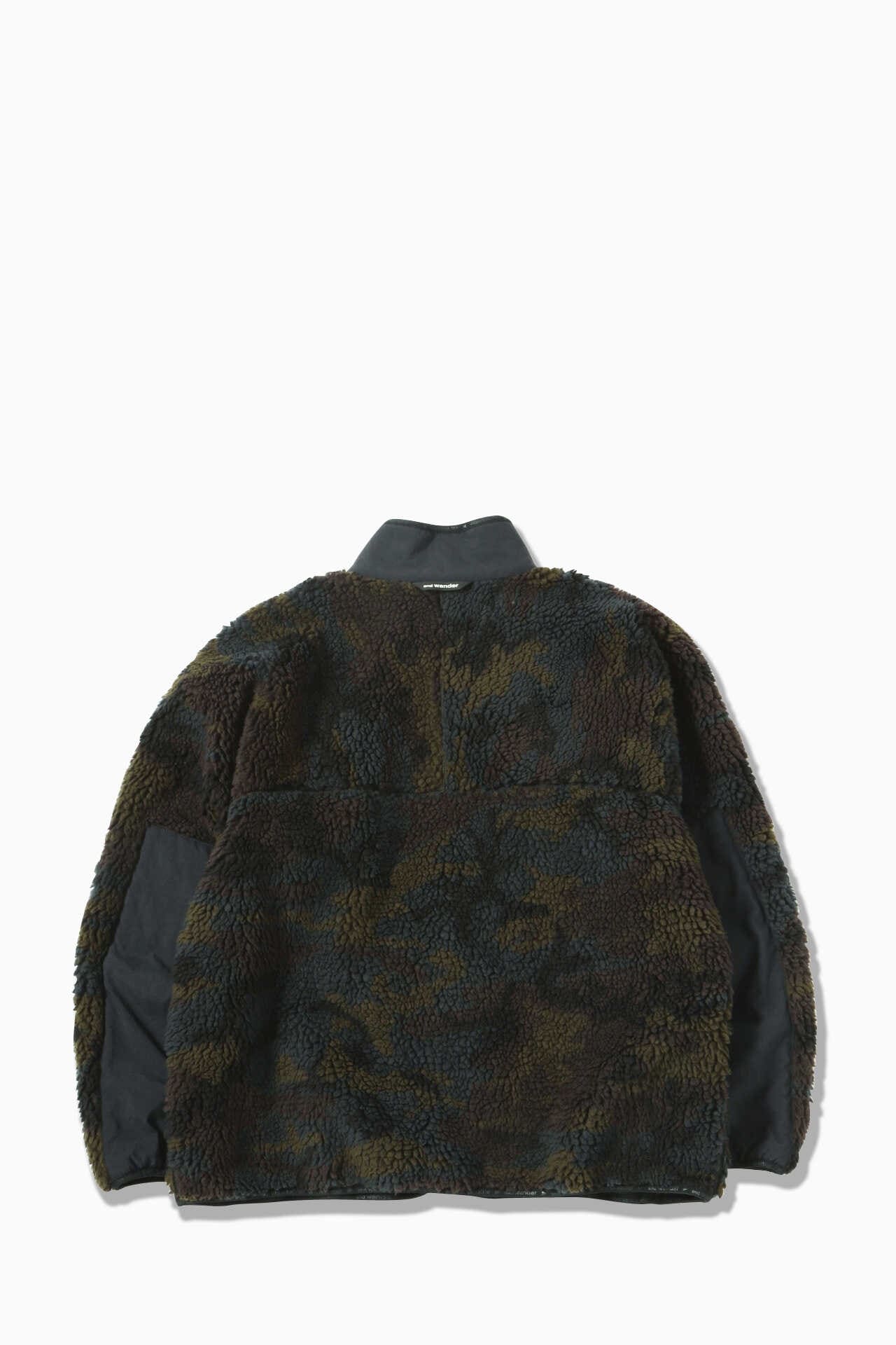 jacquard boa jacket