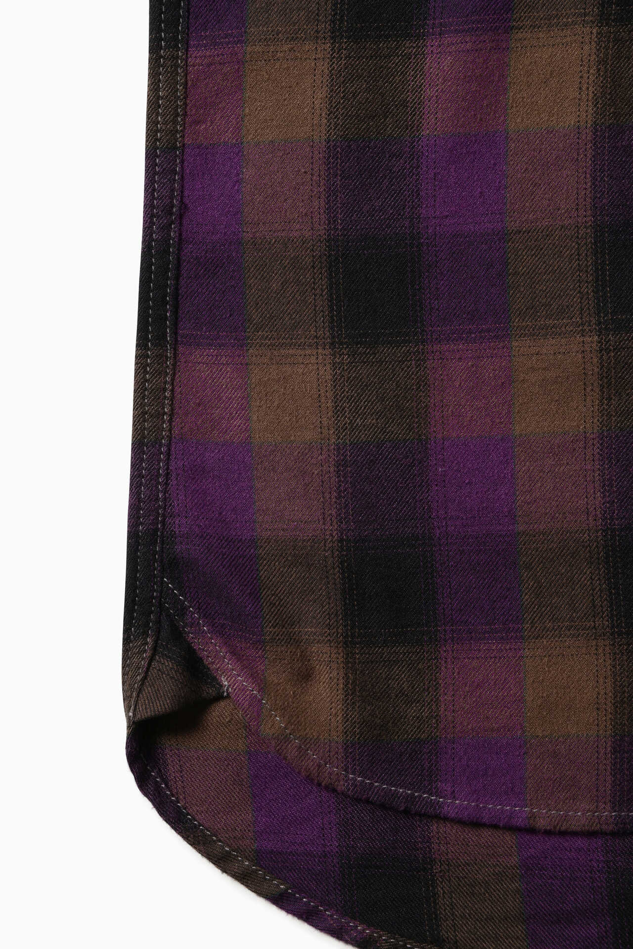 thermonel check pullover shirt (M)