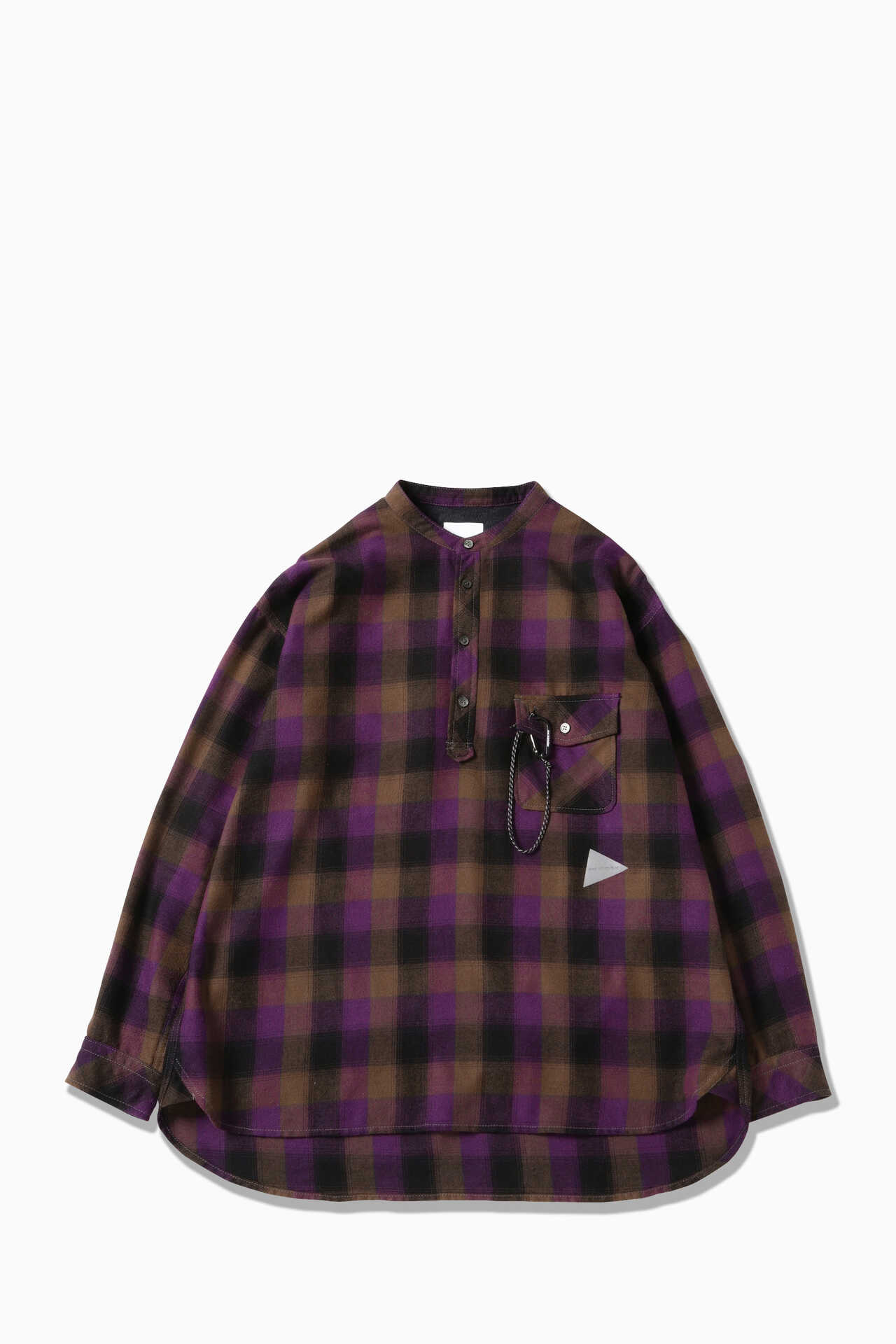 thermonel check pullover shirt (M)