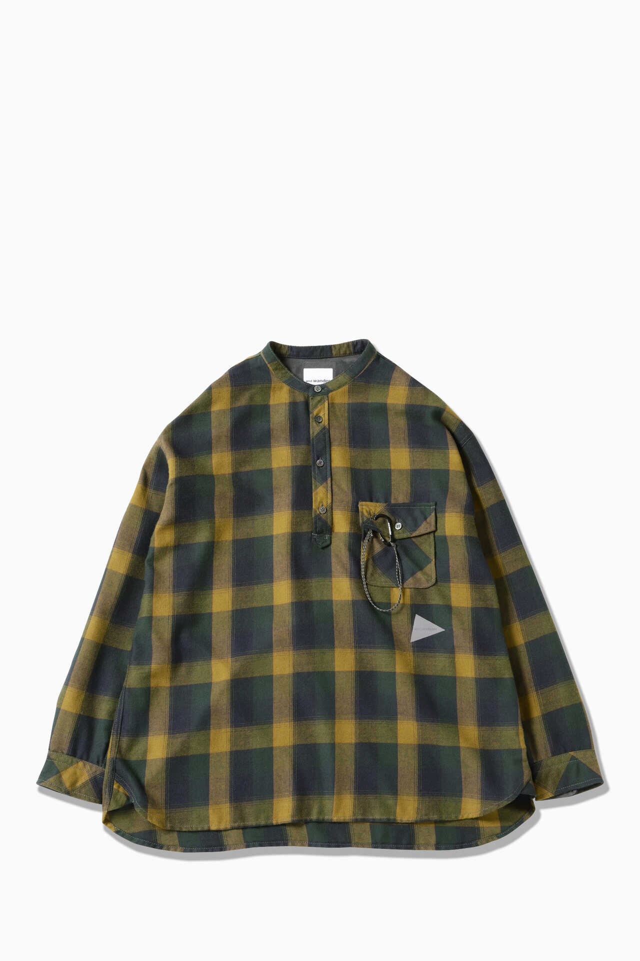 thermonel check pullover shirt (M)