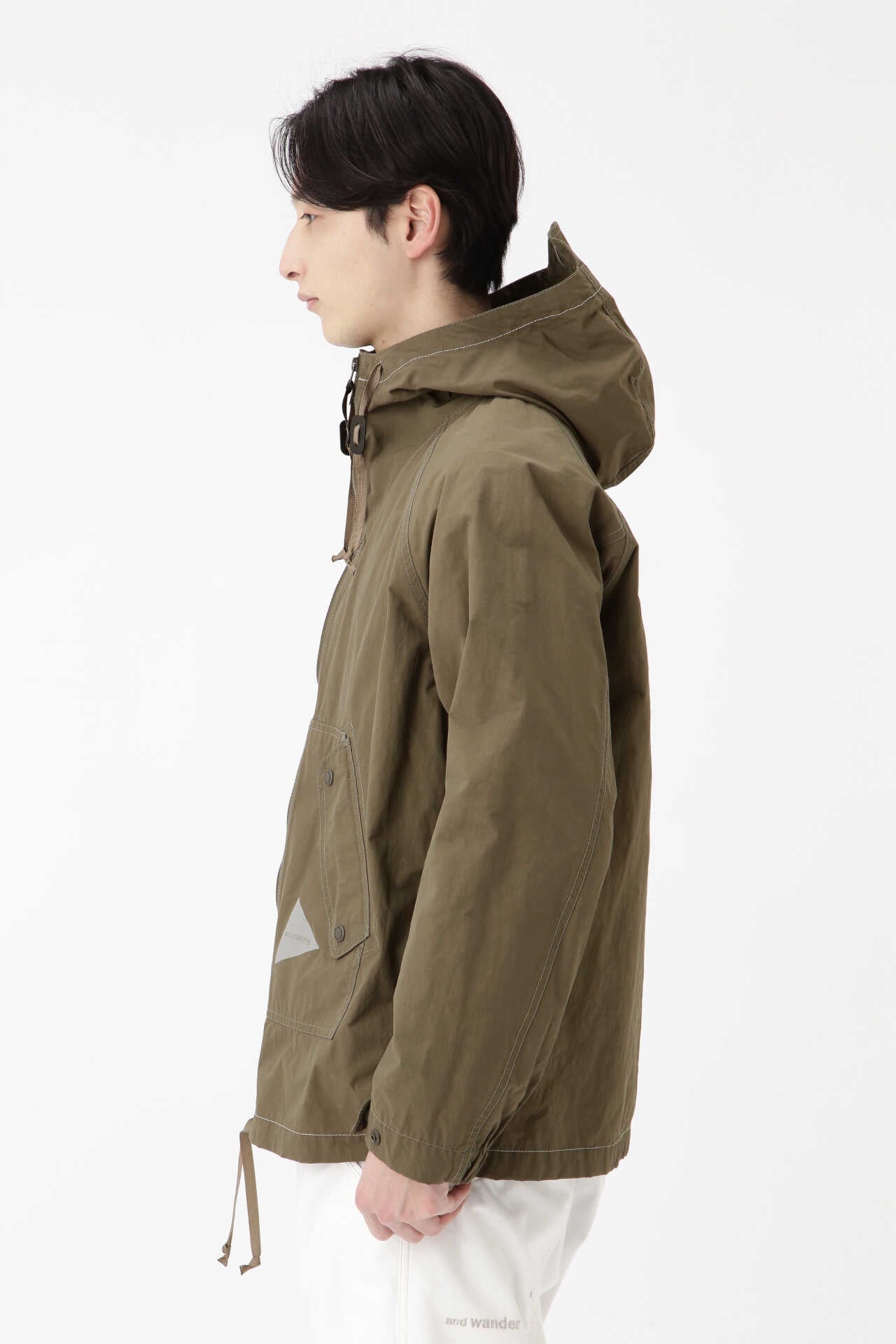 nylon taffeta hoodie