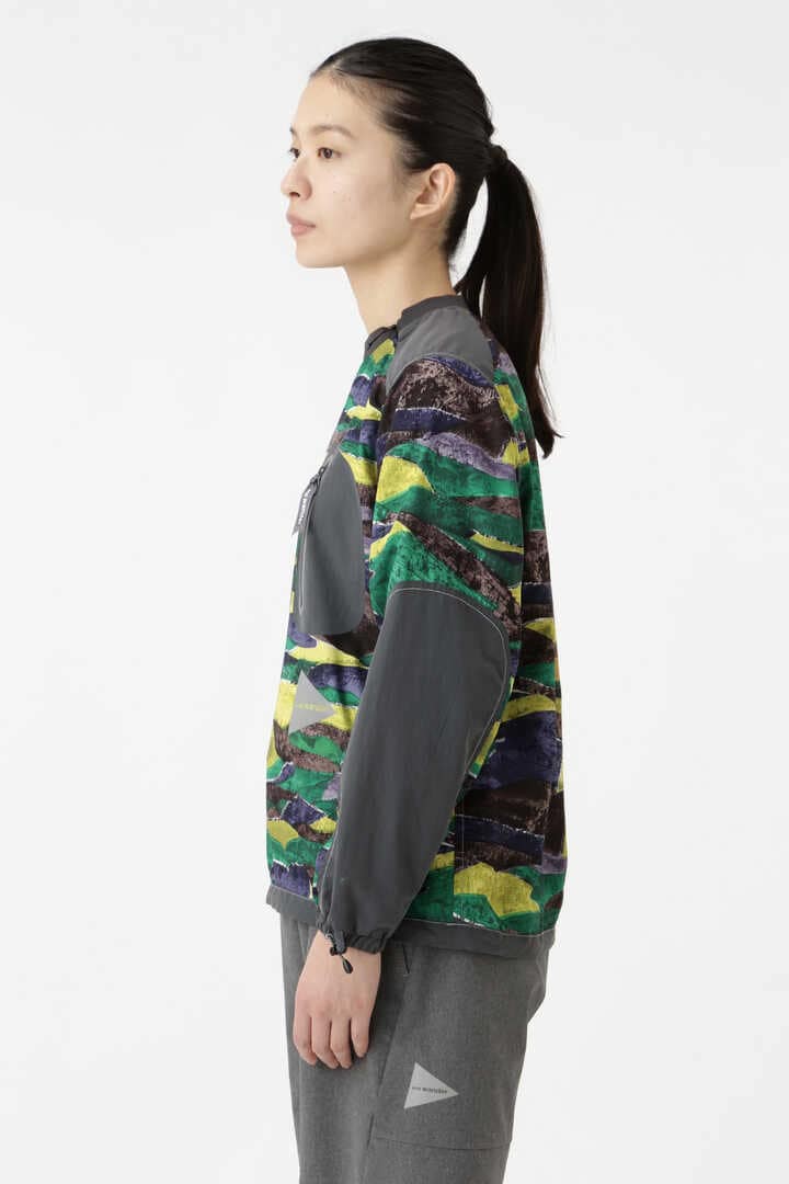 printed vent pullover