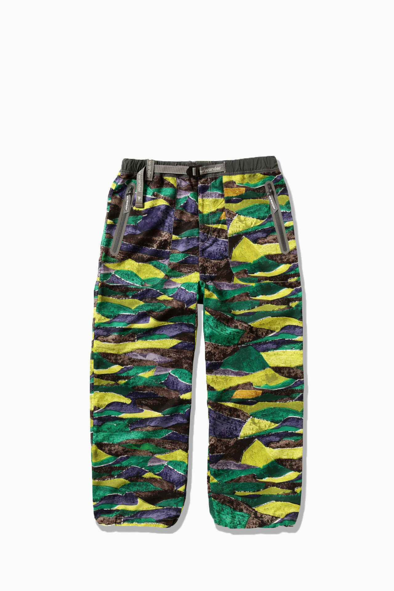 printed vent pants