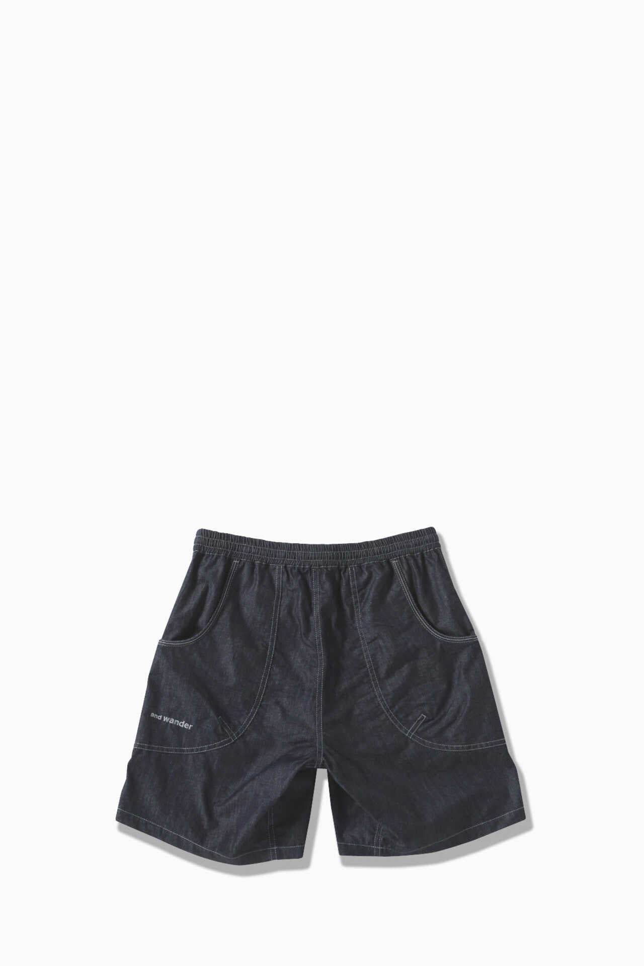 dry denim short pants