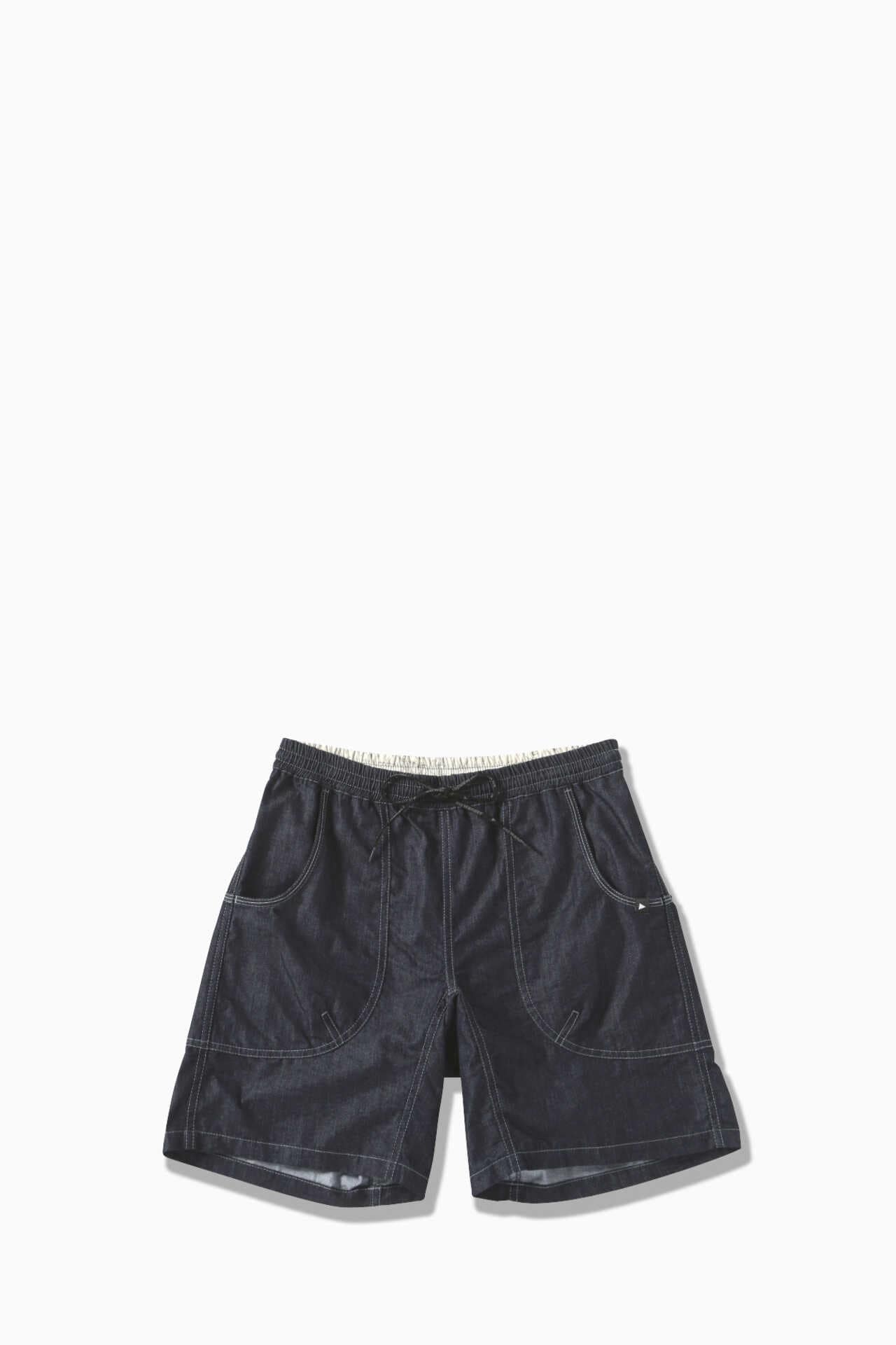 dry denim short pants