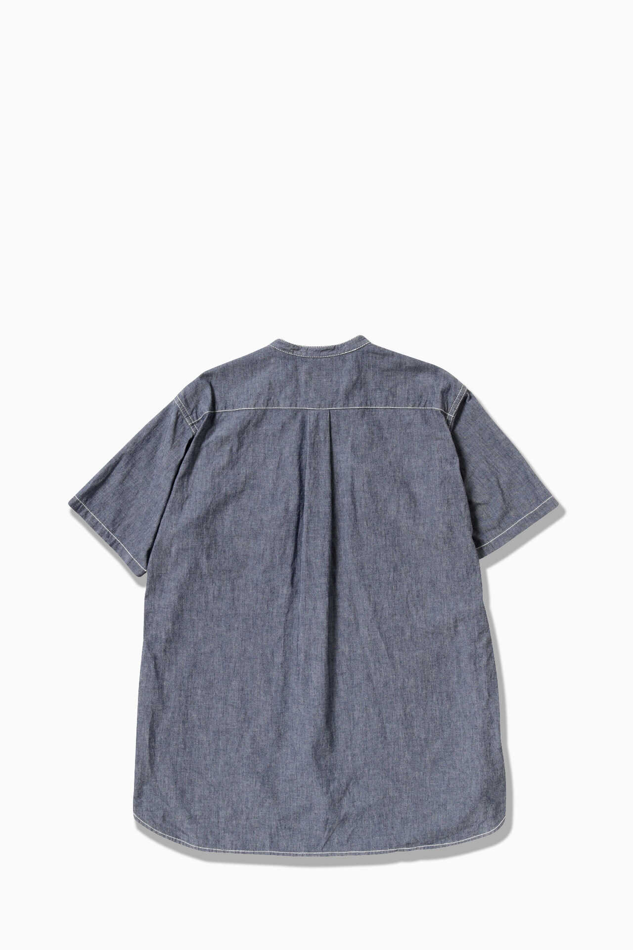 CORDURA indigo chambray short sleeve shirt