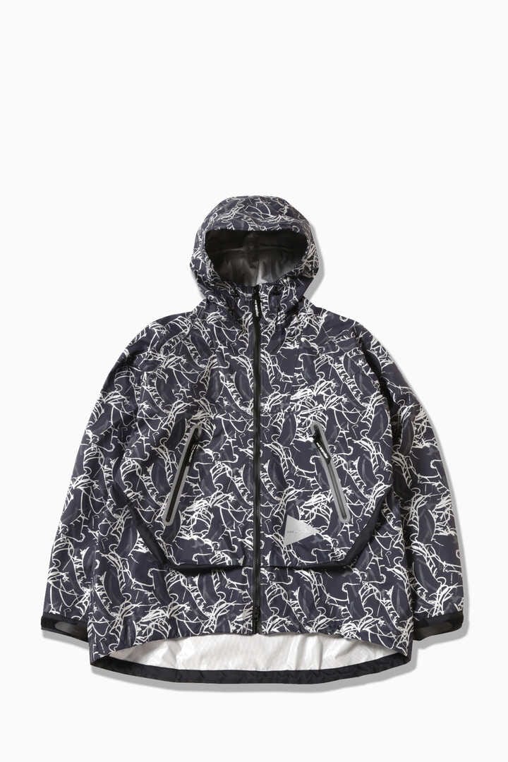 つやあり andwander reflective printed rain jacket | reumareica.com