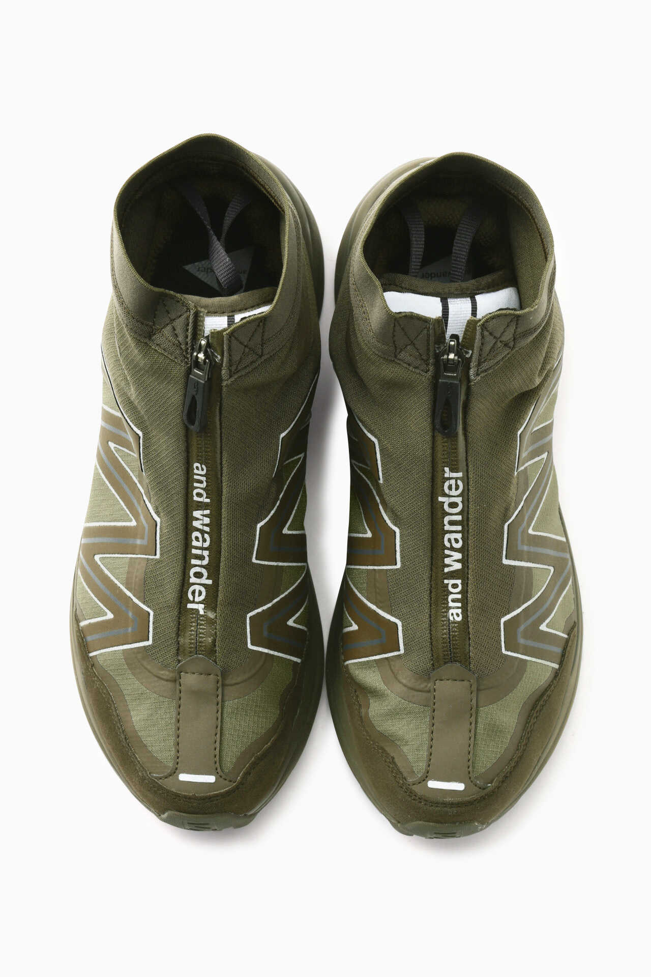 reflective highcut sneakers by SALOMON