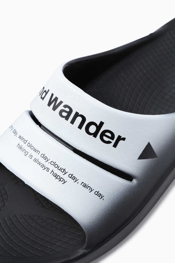 OOFOS ahh × and wander recovery sandal