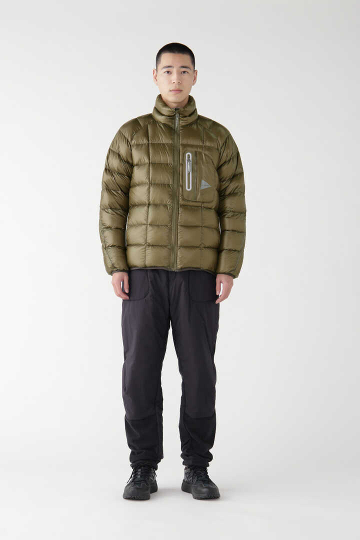 着丈72AND WANDER DIAMOND STITCH DOWN JACKET