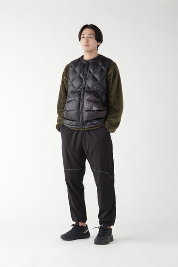 diamond stitch down vest