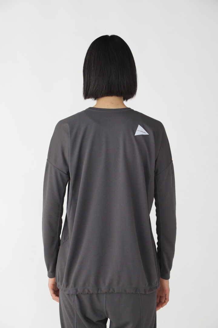 power dry jersey LS T (W) | cut_knit | and wander ONLINE STORE