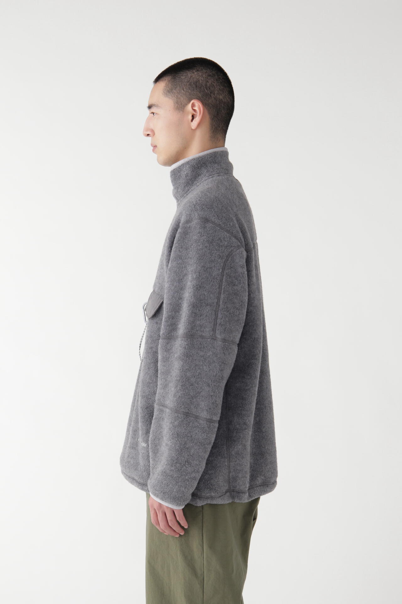 wool fleece pullover | outerwear | and wander ONLINE STORE