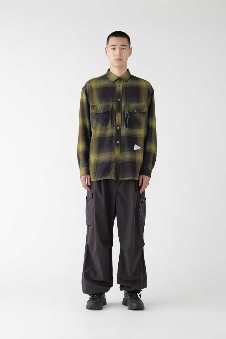 thermonel check shirt (M)