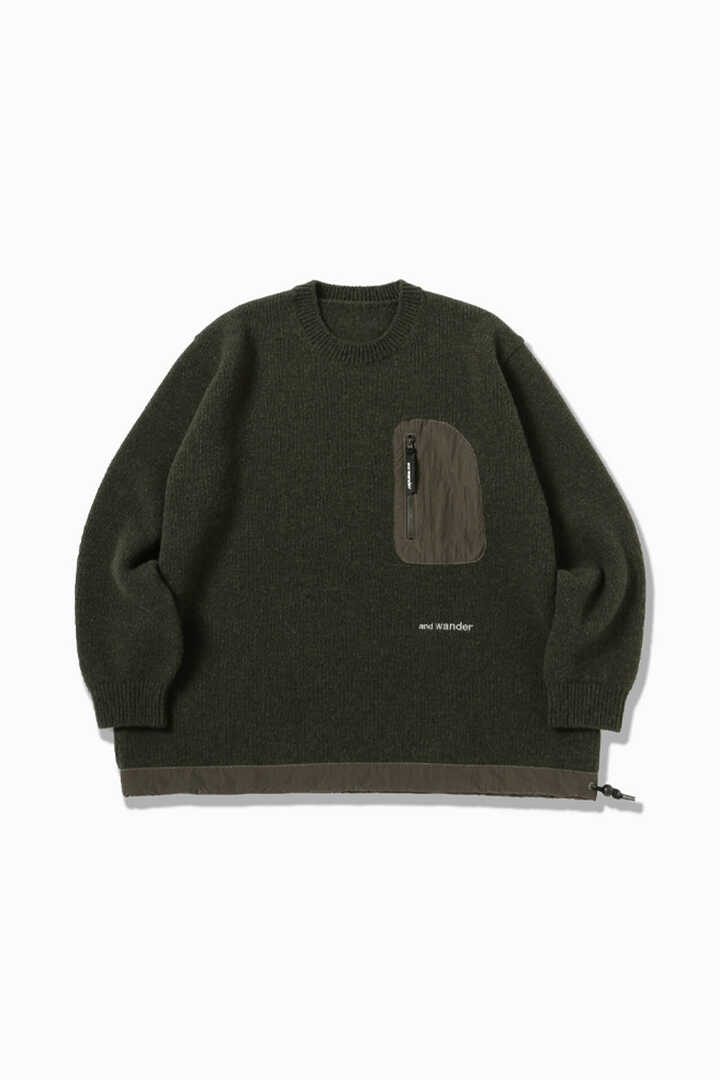 Shetland wool sweater | cut_knit | and wander ONLINE STORE