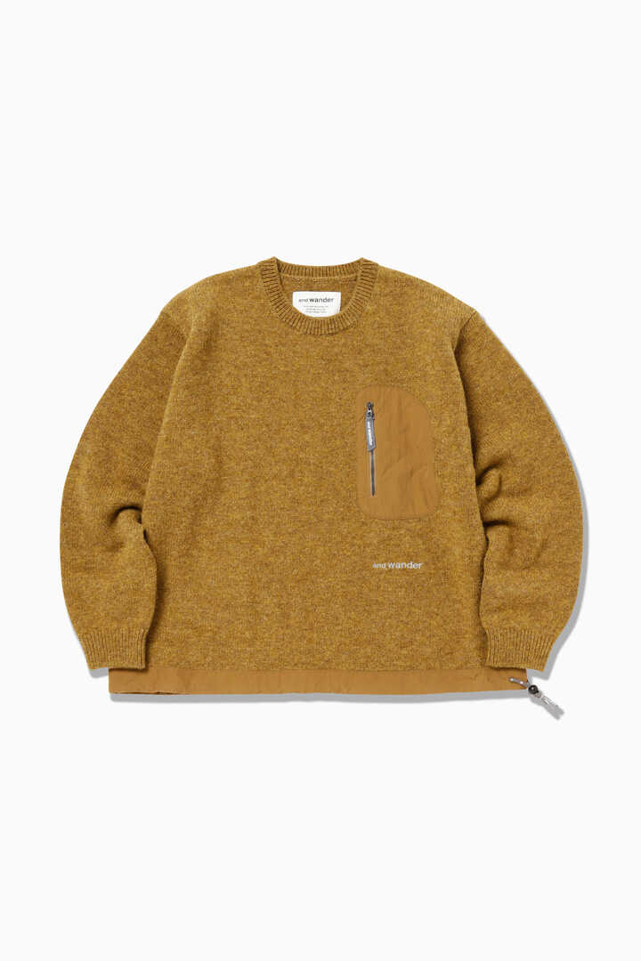 Shetland wool sweater | cut_knit | and wander ONLINE STORE