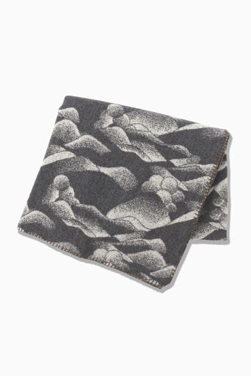 mountain camo wool blanket large