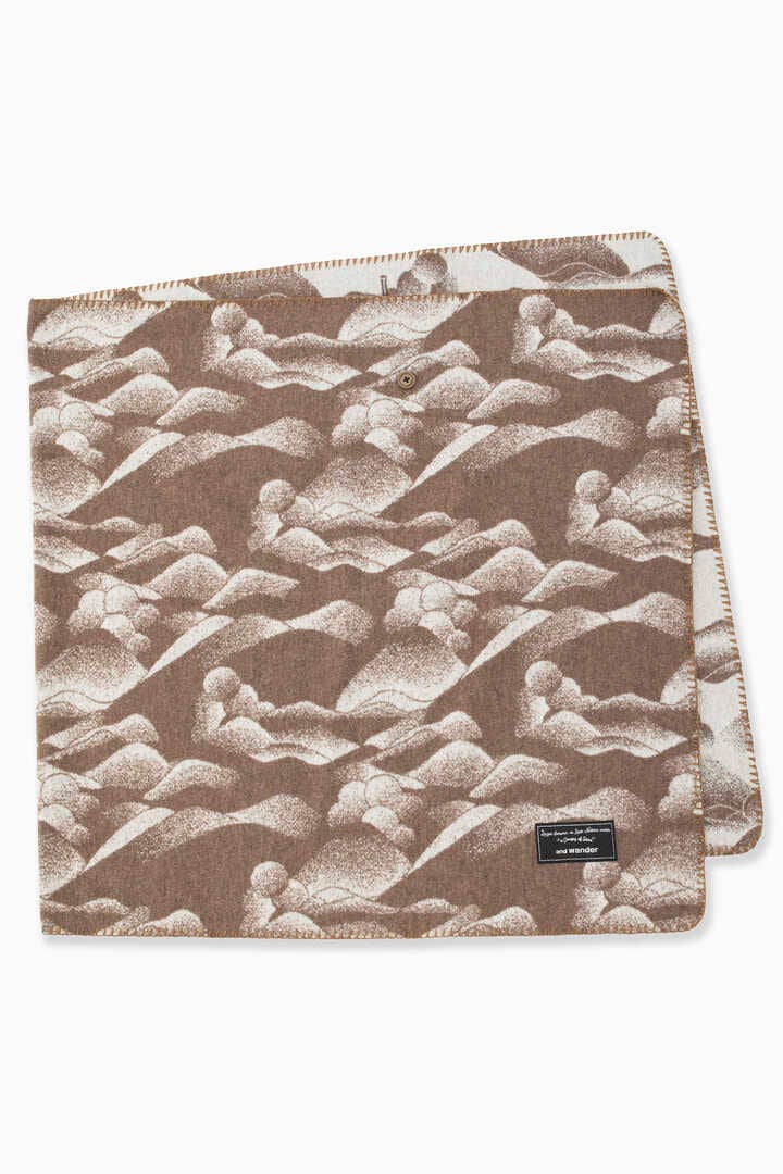 mountain camo wool blanket small