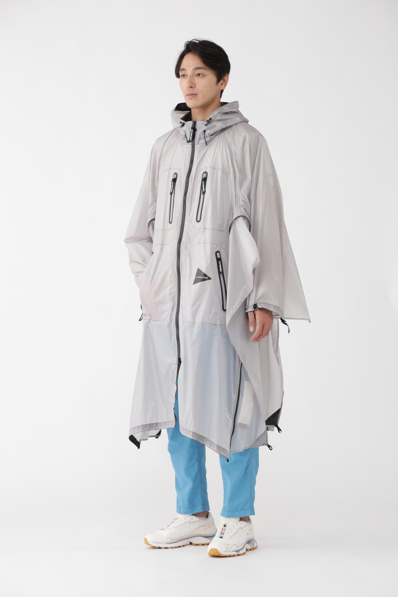 fly rain long coat