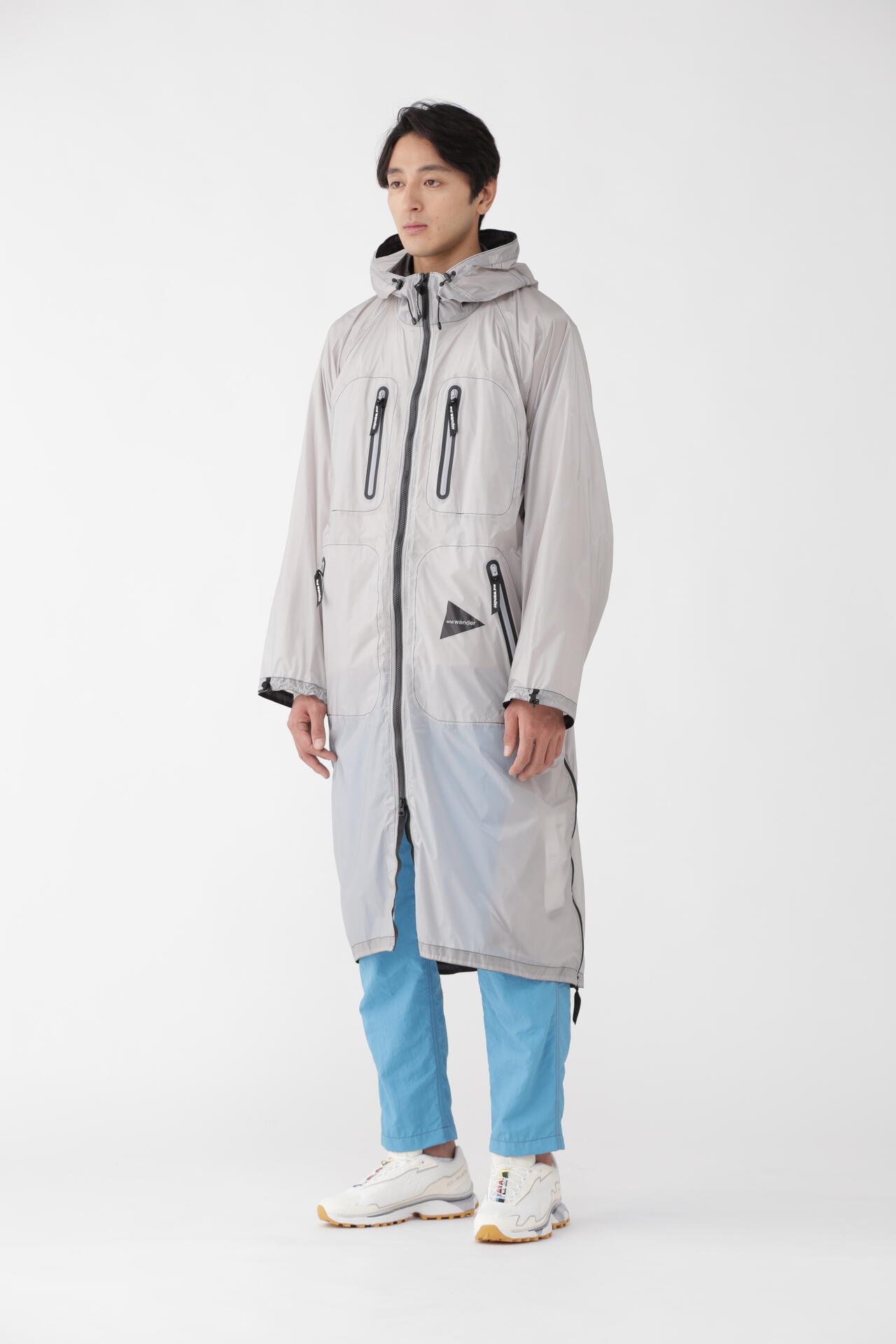 fly rain long coat