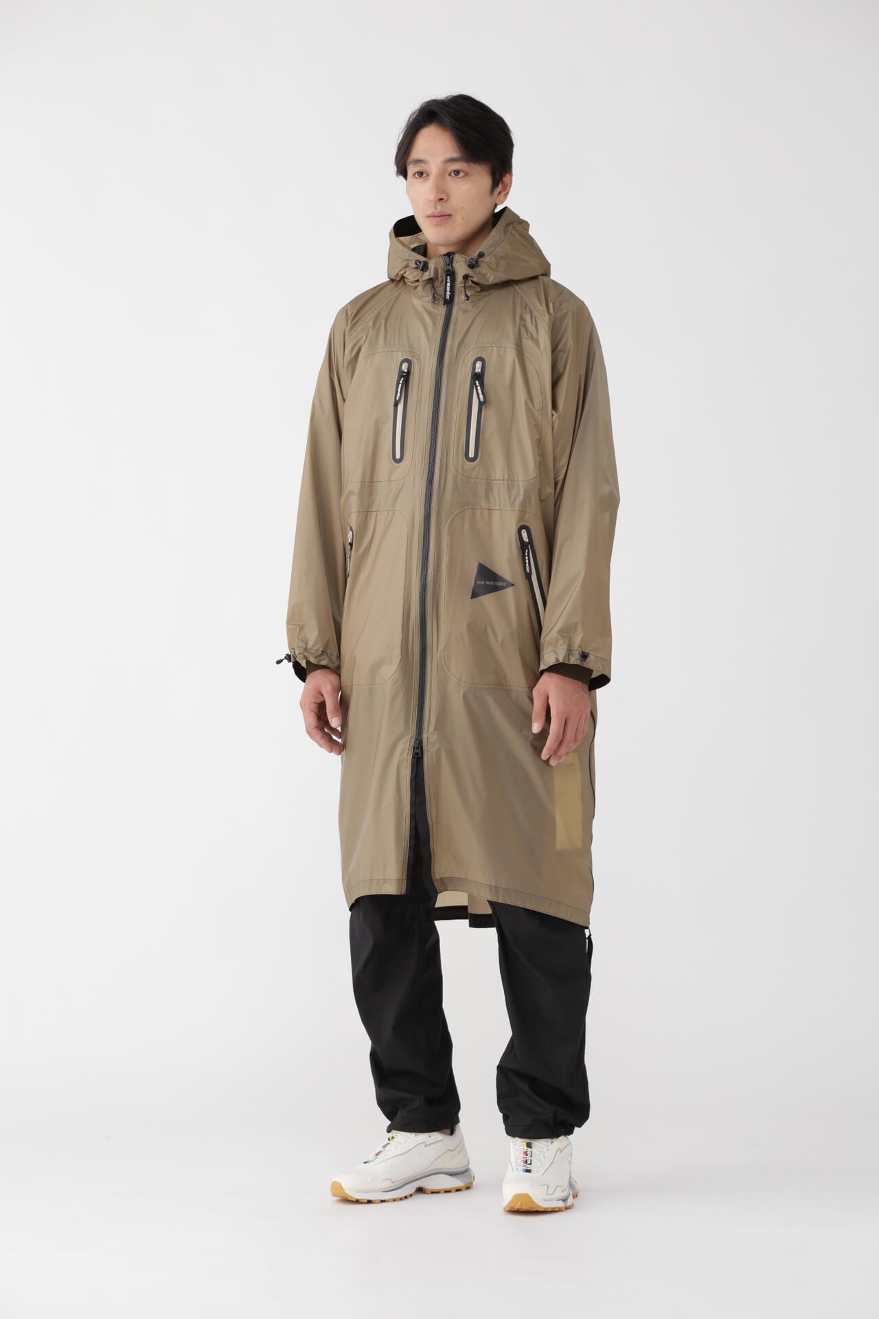 fly rain long coat