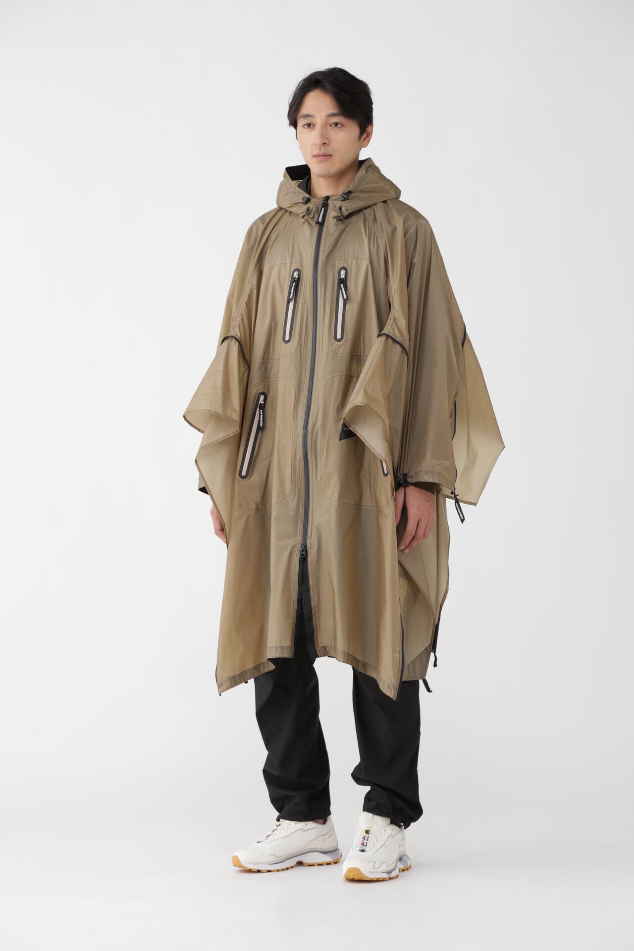 fly rain long coat