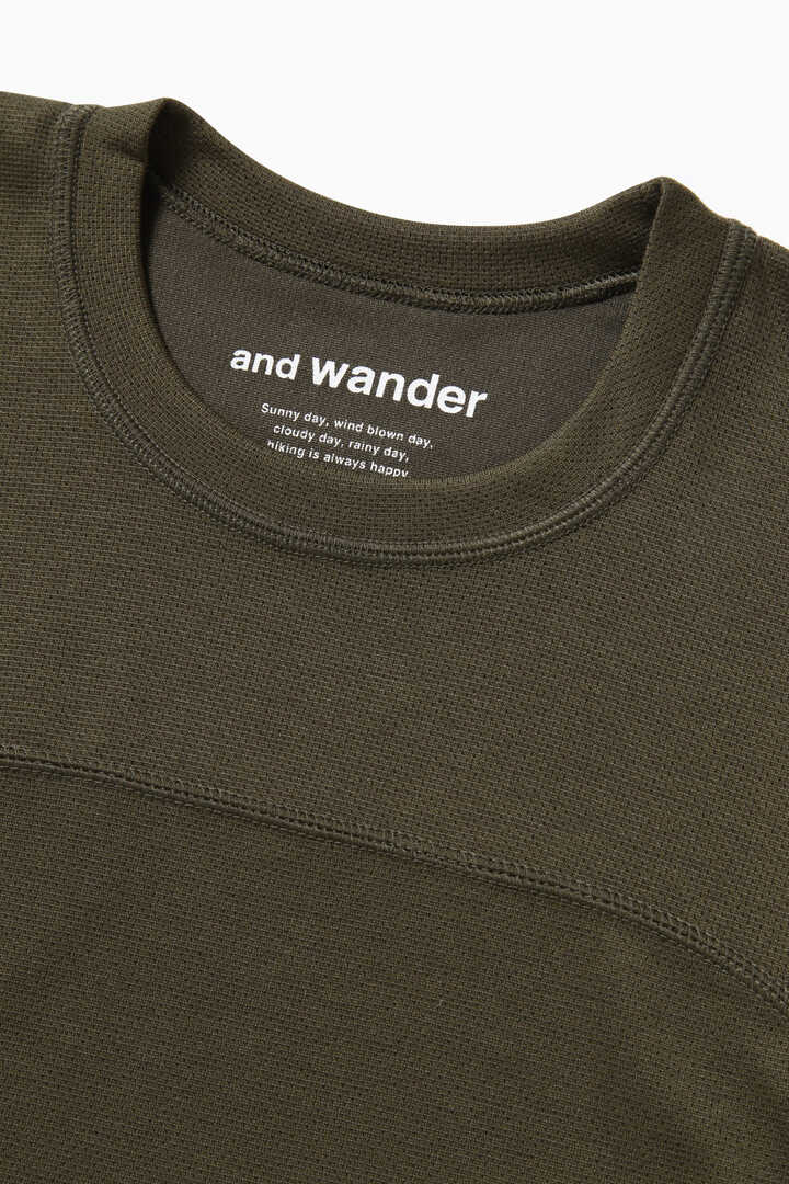 power dry jersey SS T (W) | cut_knit | and wander ONLINE STORE