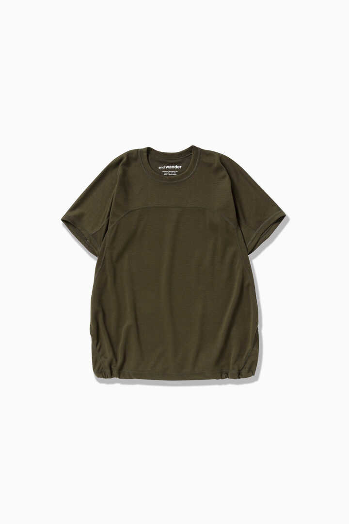 power dry jersey SS T (W) | cut_knit | and wander ONLINE STORE