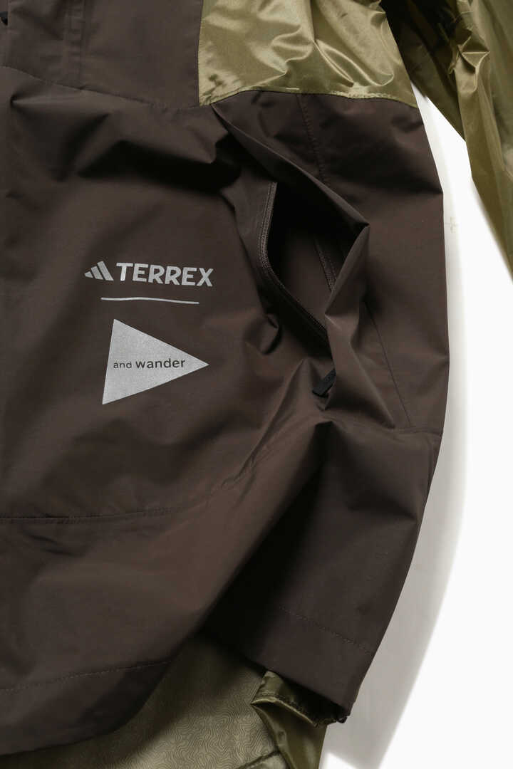 adidas TERREX × and wander Xploric RAIN. RDY jacket(W)