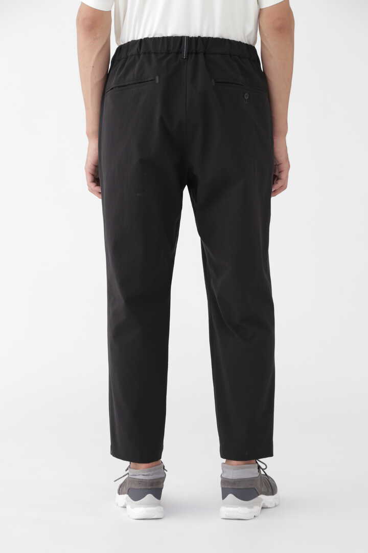 plain tapered stretch pants