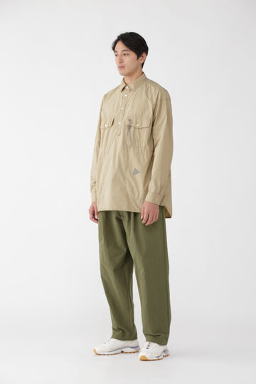 nylon chino tuck tapered pants