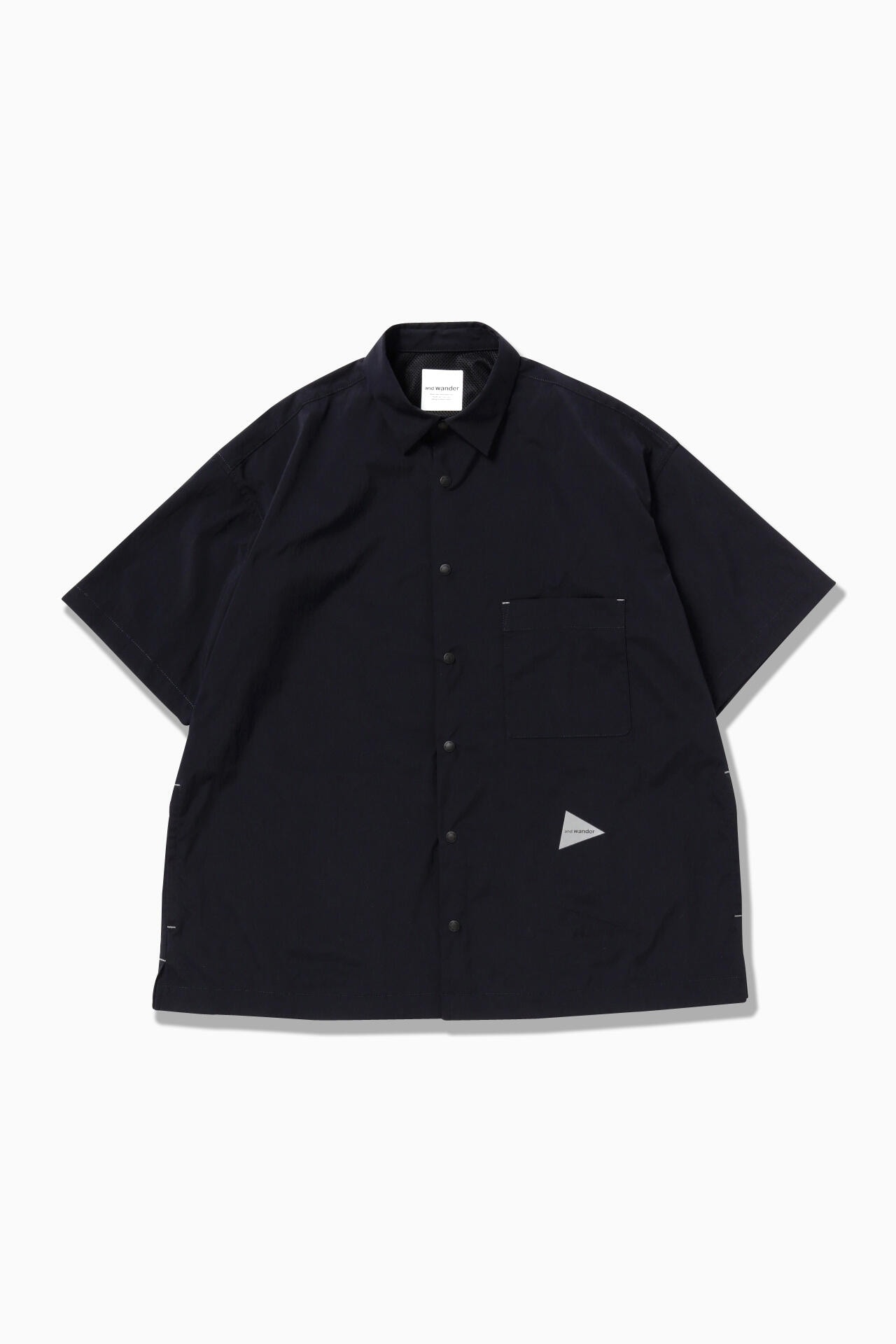 ソロキャンandwandor UV cut stretch SS shirt サイズXL