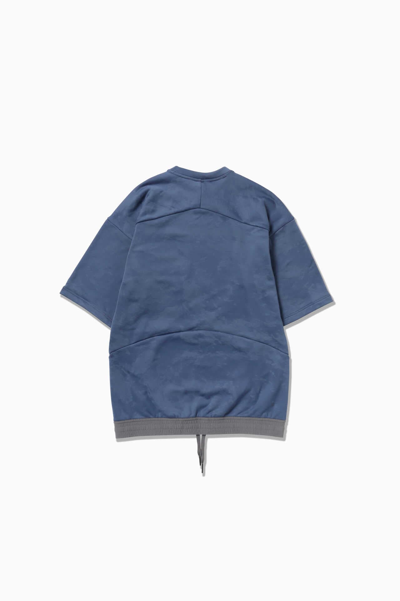 【adidas Terrex × and wander Fleece tunic(W)】blue/シャツ/サイズ:20/日本製/公式 アンドワンダー