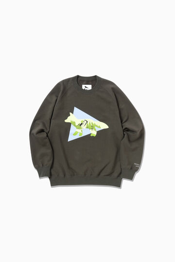 MAISON KITSUNÉ × and wander DRY COTTON SWEATSHIRT