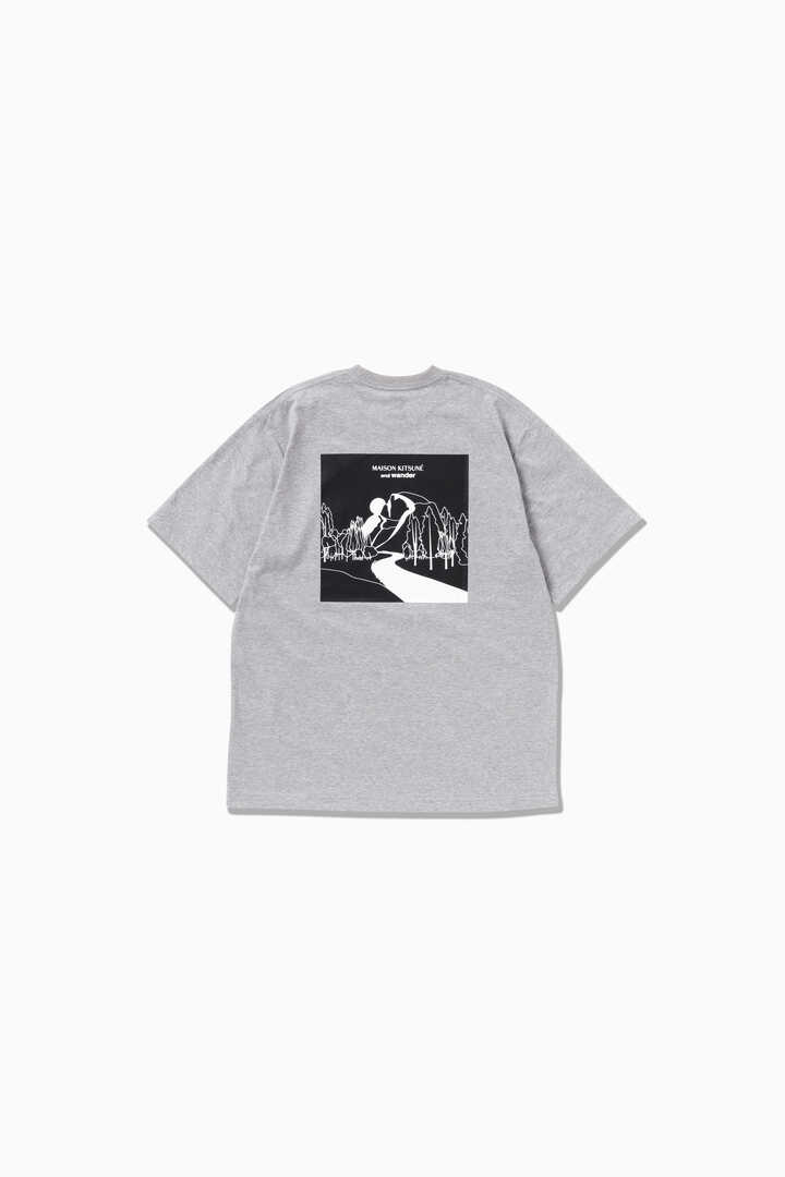 MAISON KITSUNÉ × and wander DRY COTTON T MOUNTAIN