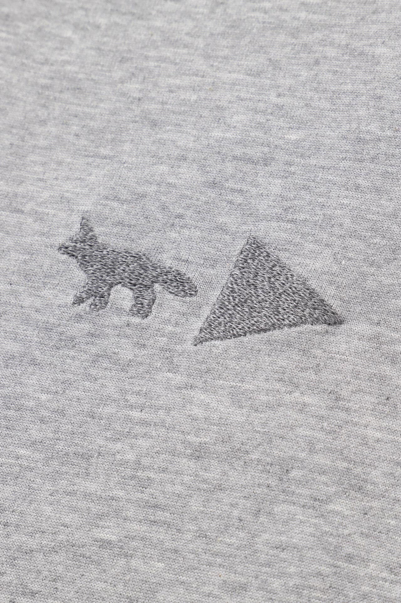 MAISON KITSUNÉ × and wander DRY COTTON T MOUNTAIN