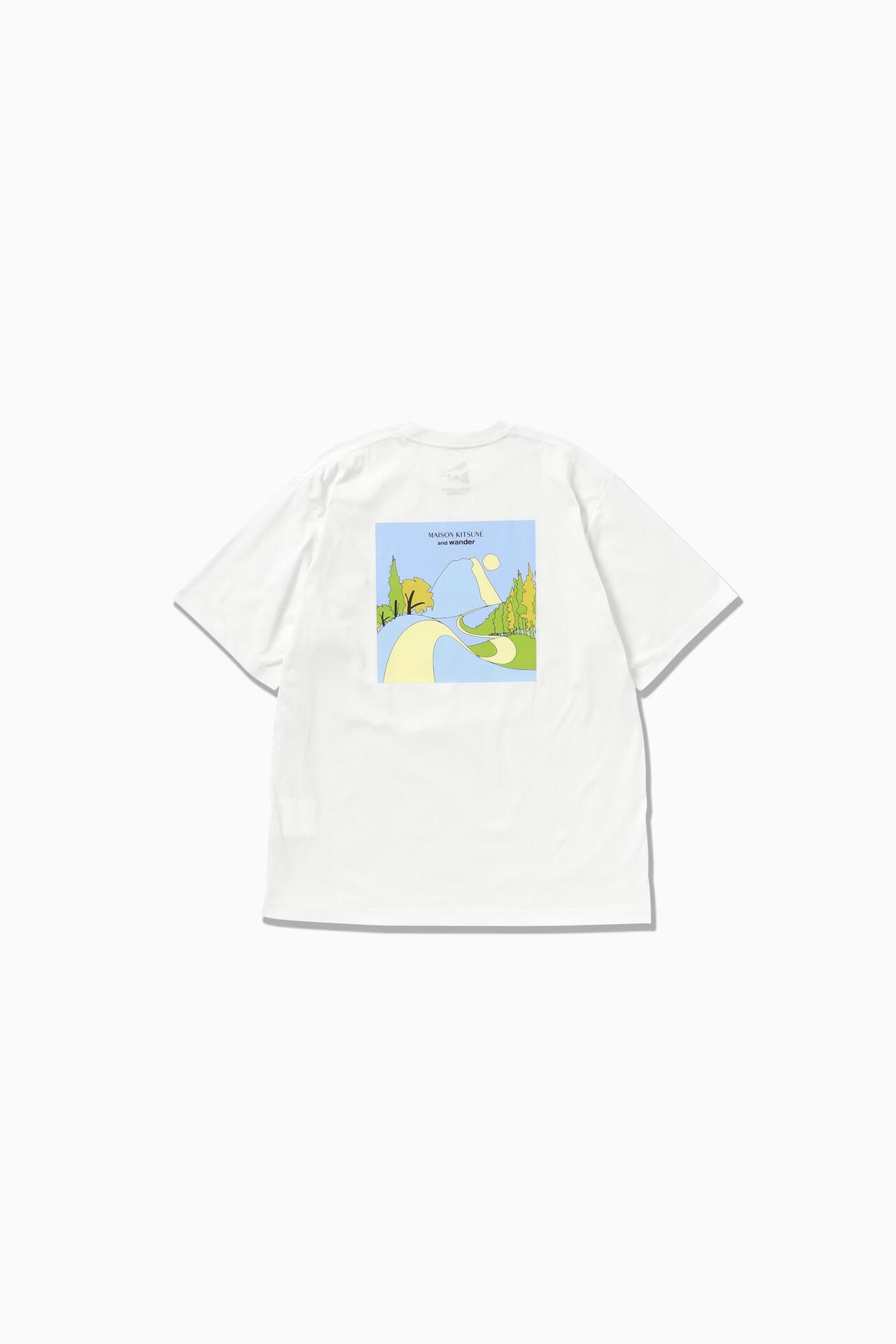 MAISON KITSUNÉ × and wander DRY COTTON T MOUNTAIN | cut_knit | and ...